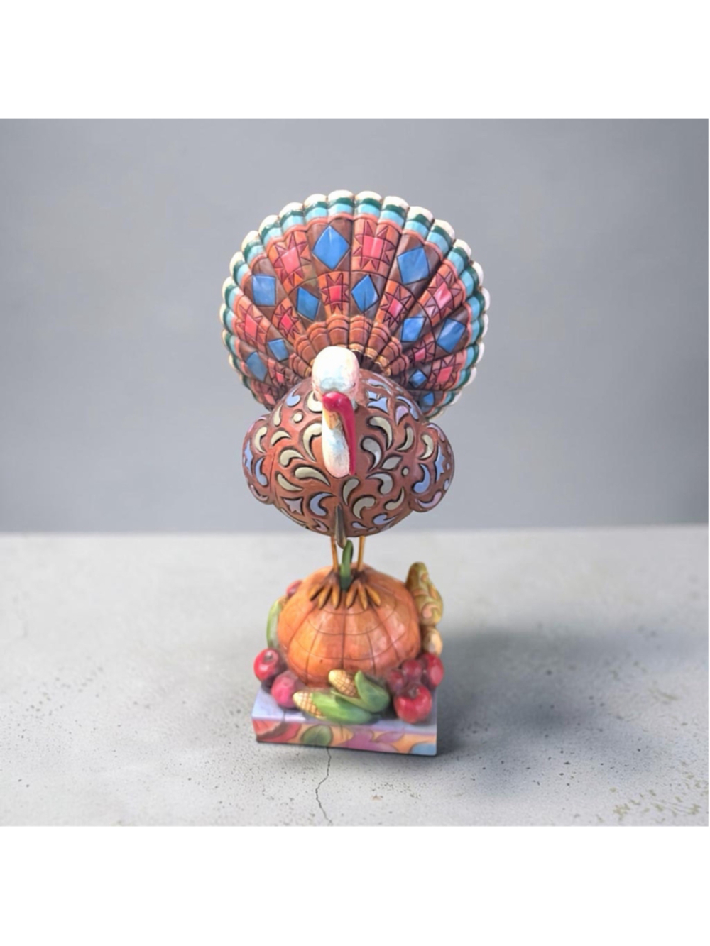 Jim Shore Tom A’ Plenty Turkey 4007979 Heartwood Creek 2007 Retired - Picture 3 of 6